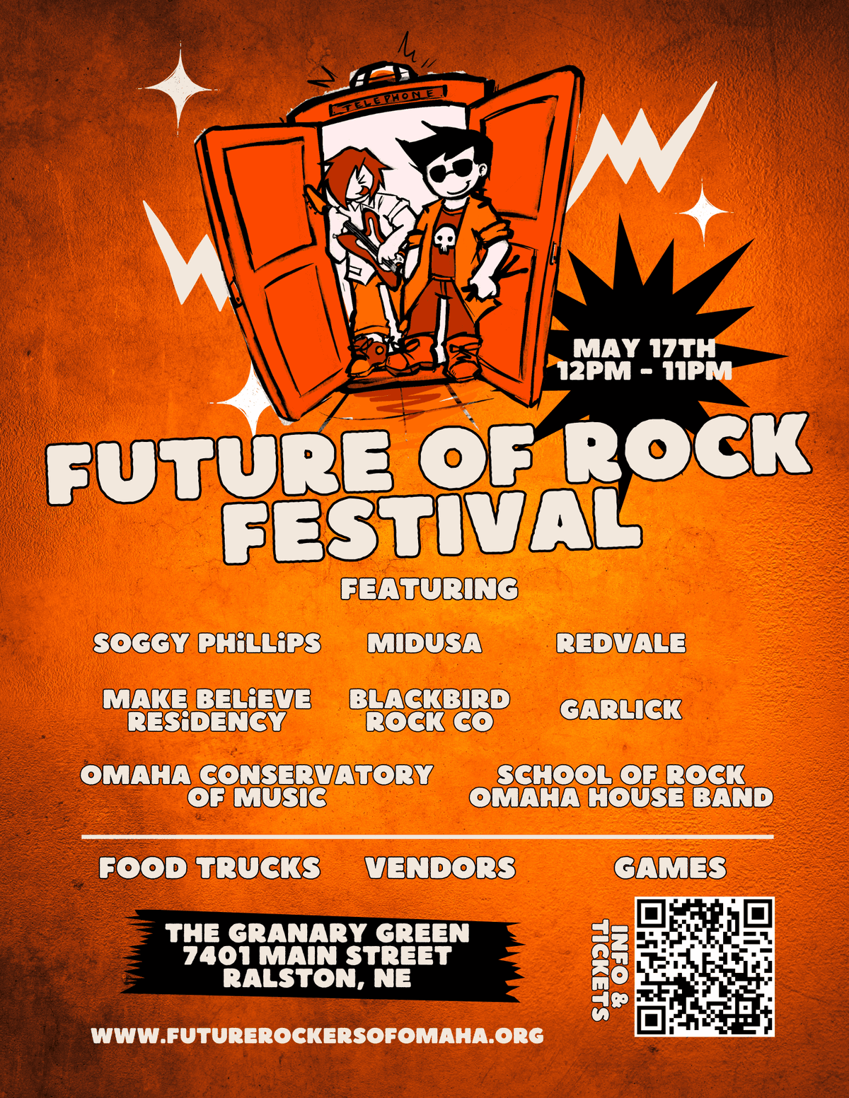 future of rock festival poster